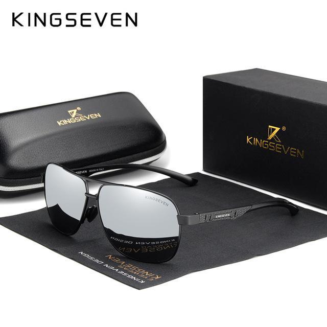 KINGSEVEN™ Aluminum Polarized UV400 Unisex Sunglasses - Image 4