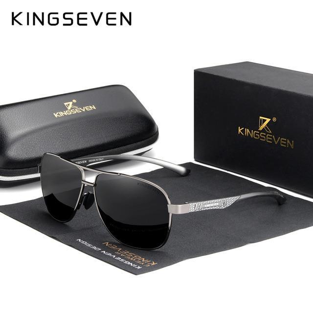 KINGSEVEN™ Aluminum Polarized UV400 Unisex Sunglasses - Image 5