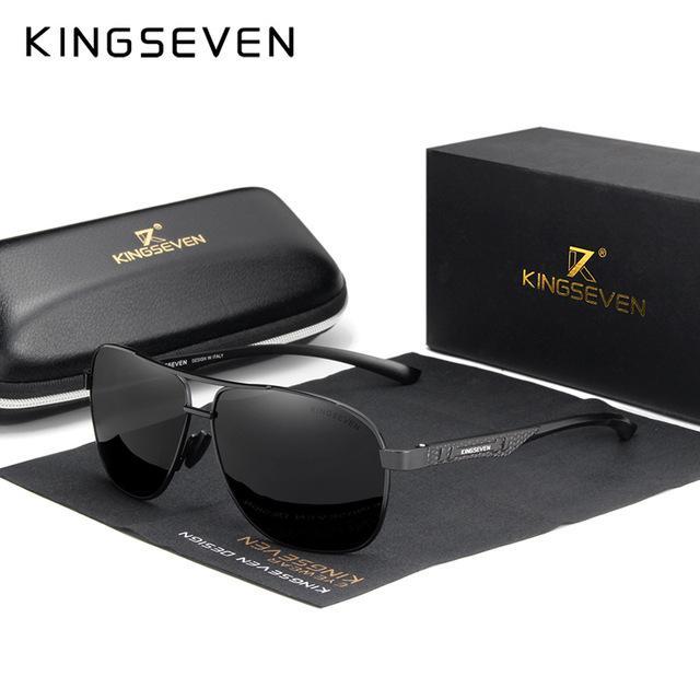 KINGSEVEN™ Aluminum Polarized UV400 Unisex Sunglasses - Image 6