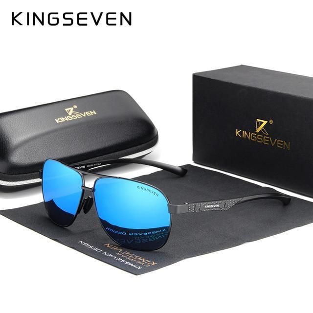 KINGSEVEN™ Aluminum Polarized UV400 Unisex Sunglasses - Image 7