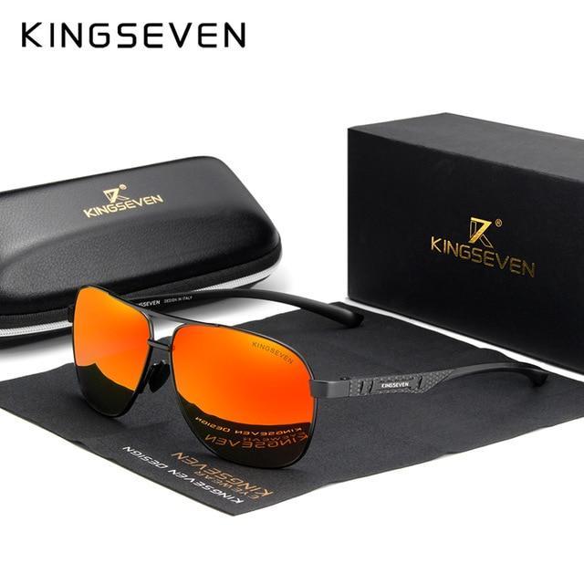 KINGSEVEN™ Aluminum Polarized UV400 Unisex Sunglasses - Image 8