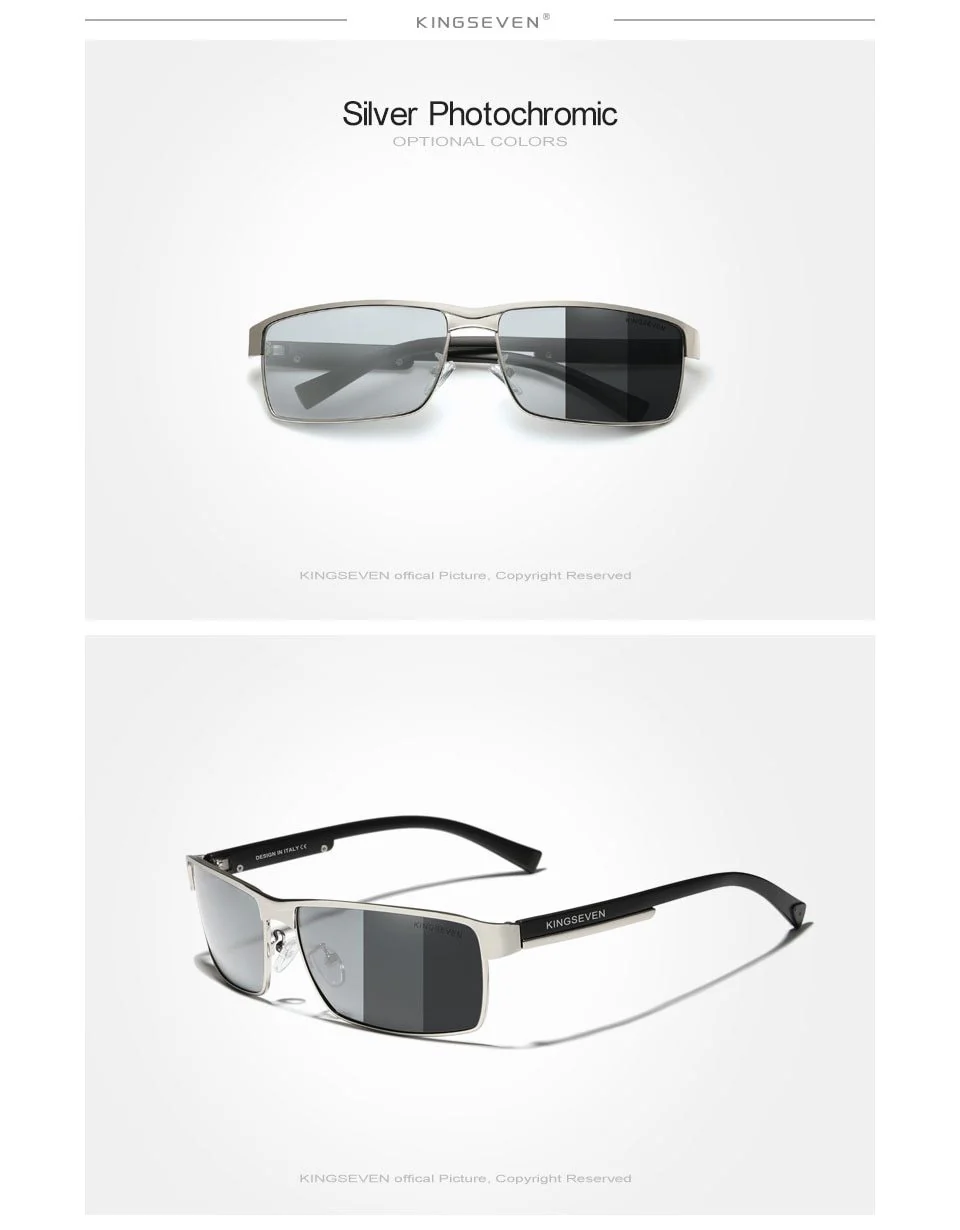 KINGSEVEN™ Photochromic Driving Polarized Anti-glare Sunglasses - Image 4