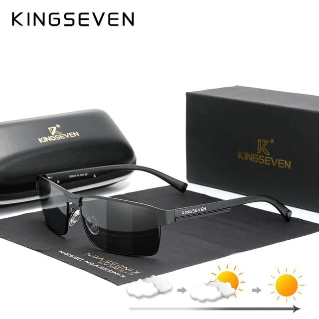 KINGSEVEN™ Photochromic Driving Polarized Anti-glare Sunglasses - Image 5