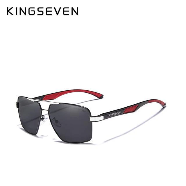 KINGSEVEN™ Futuristic Mirror Polarized Sunglasses For Men - Image 2