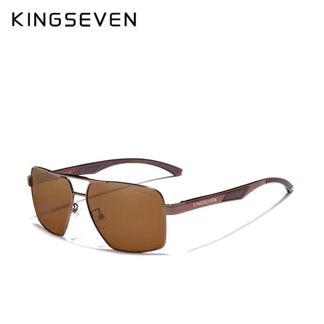 KINGSEVEN™ Futuristic Mirror Polarized Sunglasses For Men - Image 6