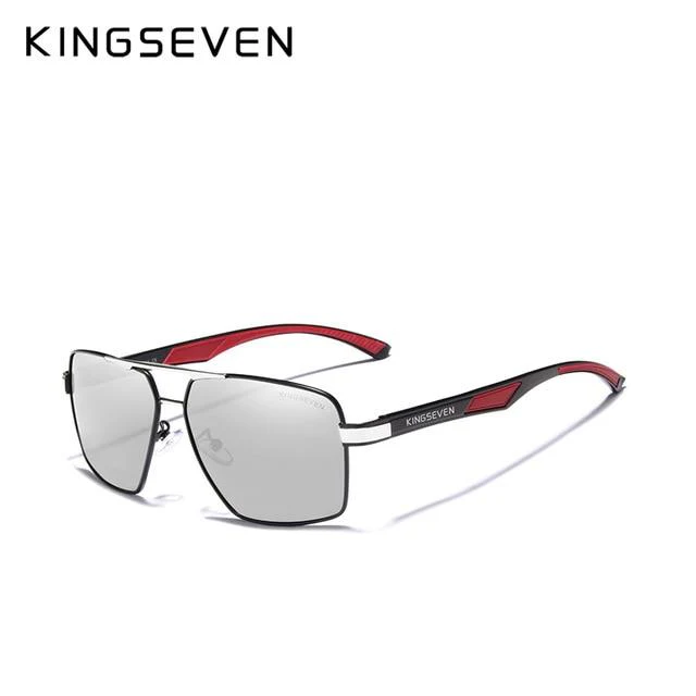 KINGSEVEN™ Futuristic Mirror Polarized Sunglasses For Men - Image 7