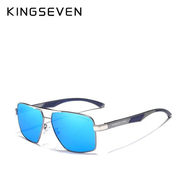KINGSEVEN™ Futuristic Mirror Polarized Sunglasses For Men - Image 8