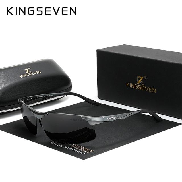 KINGSEVEN Polarized Aluminum Driving Sunglasses - Image 2