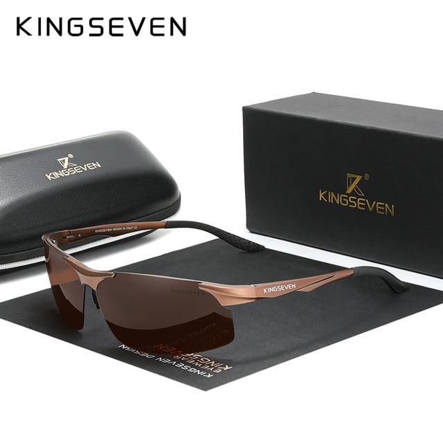 KINGSEVEN Polarized Aluminum Driving Sunglasses - Image 4