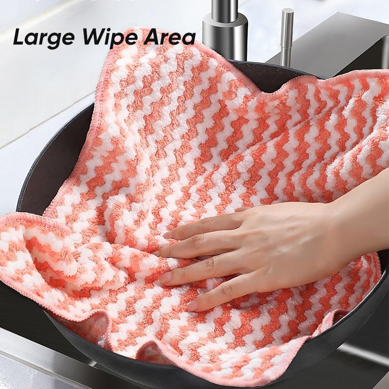 Super Absorbent Microfiber Cleaning Rag (5pcs) - Image 3