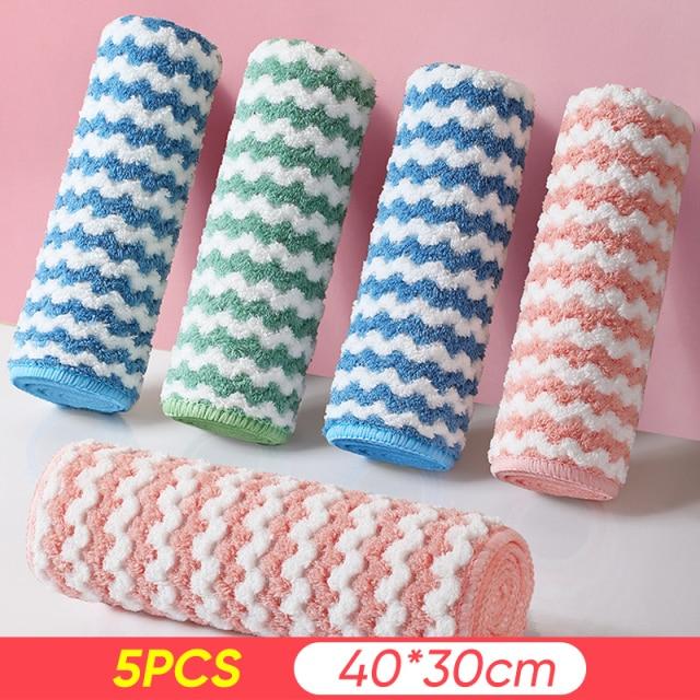 Super Absorbent Microfiber Cleaning Rag (5pcs) - Image 8
