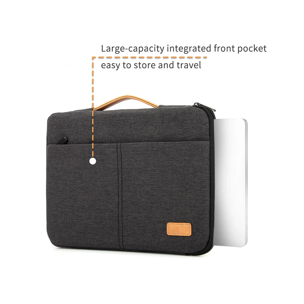 ComfortCarry 2-in-1  Thick Padding Lightweight Laptop Sleeve & Handheld Case - Image 14