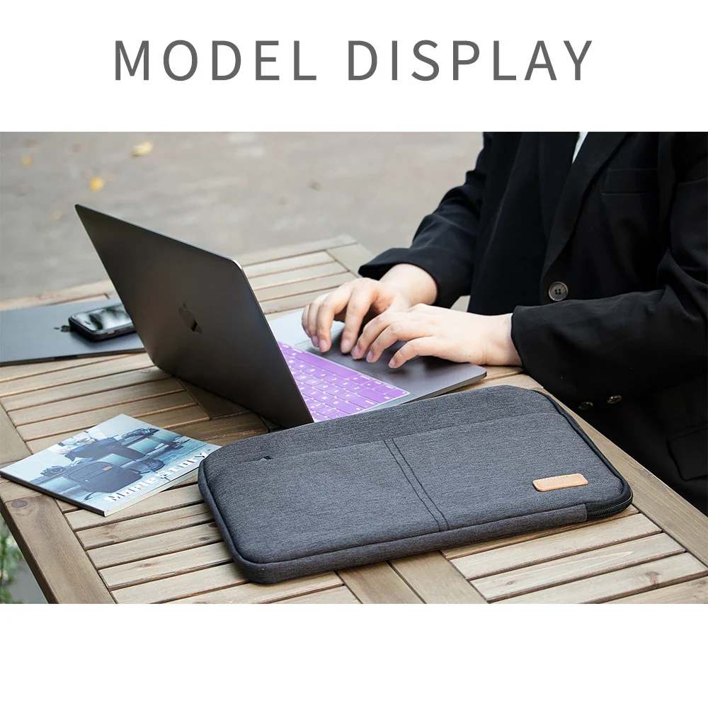 ComfortCarry 2-in-1  Thick Padding Lightweight Laptop Sleeve & Handheld Case - Image 15