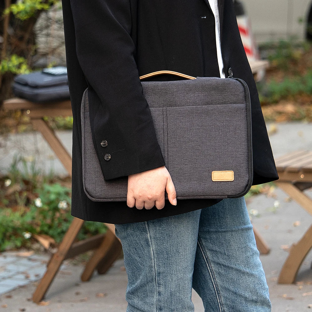 ComfortCarry 2-in-1  Thick Padding Lightweight Laptop Sleeve & Handheld Case - Image 6