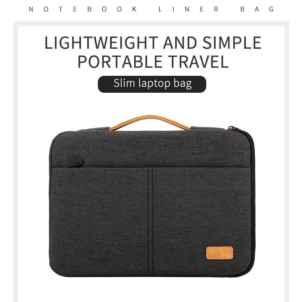 ComfortCarry 2-in-1  Thick Padding Lightweight Laptop Sleeve & Handheld Case - Image 7