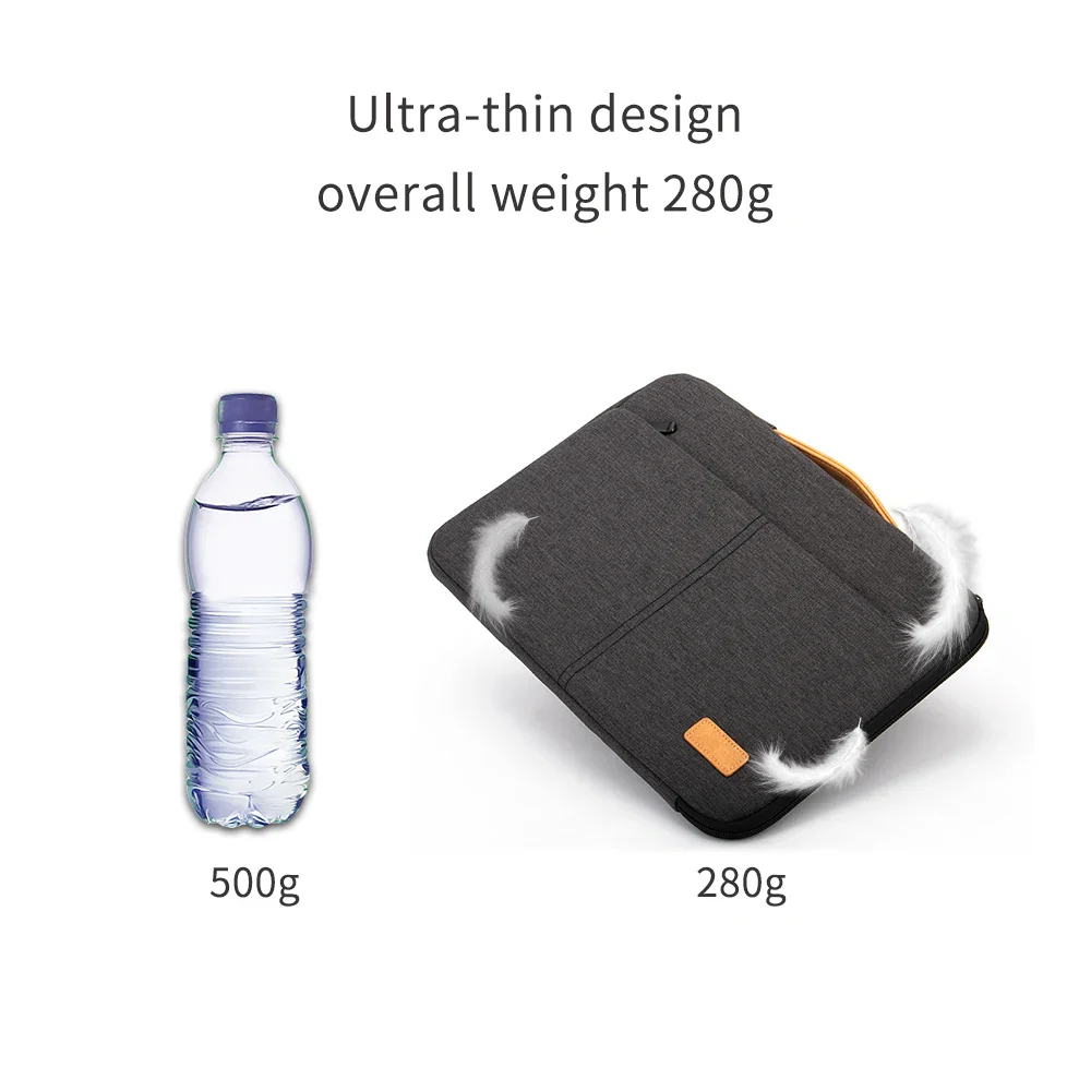 ComfortCarry 2-in-1  Thick Padding Lightweight Laptop Sleeve & Handheld Case - Image 9