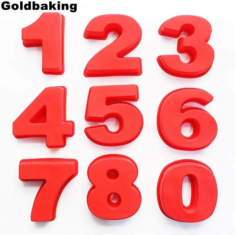 Handy Silicone Numeric Baking Molds - Image 2
