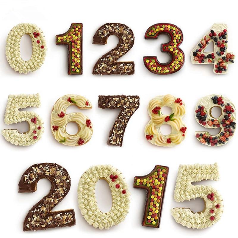 Handy Silicone Numeric Baking Molds - Image 3