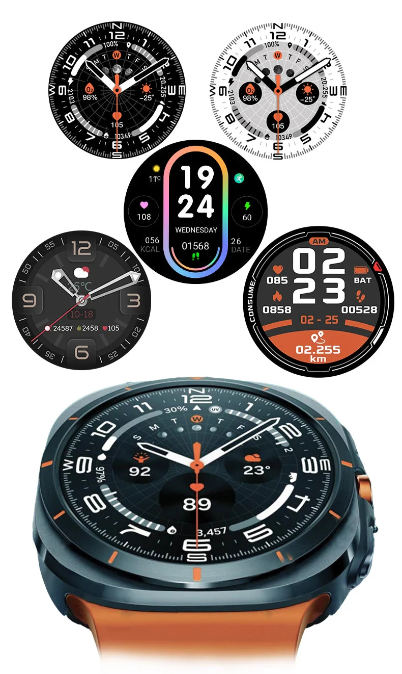 SeniorSafe Large Display Health Monitoring & Emergency SOS Senior Friendly Smartwatch - Image 15