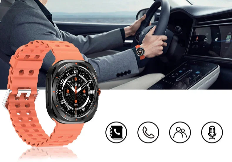 SeniorSafe Large Display Health Monitoring & Emergency SOS Senior Friendly Smartwatch - Image 17