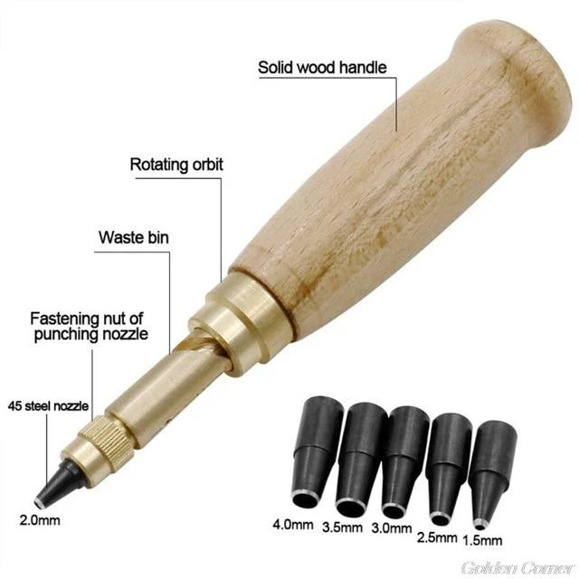 Multifunctional Leather Sewing Awl Kit Set - Image 9