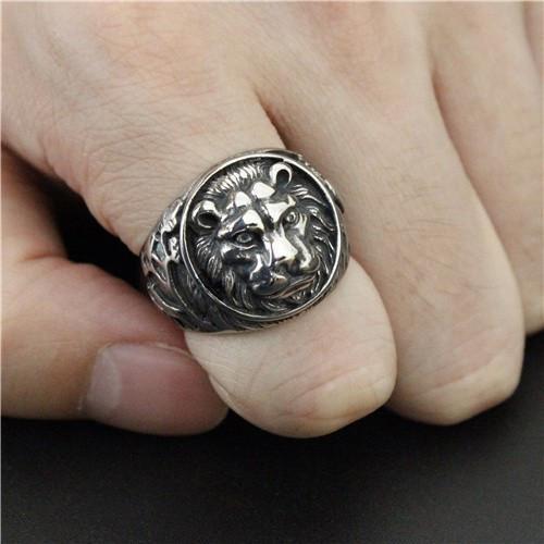 Lebre - Round Lion Ring - Image 3