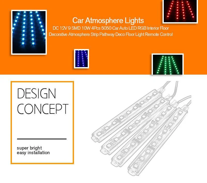 LED RGB Interior Floor Decorative Light - Image 12
