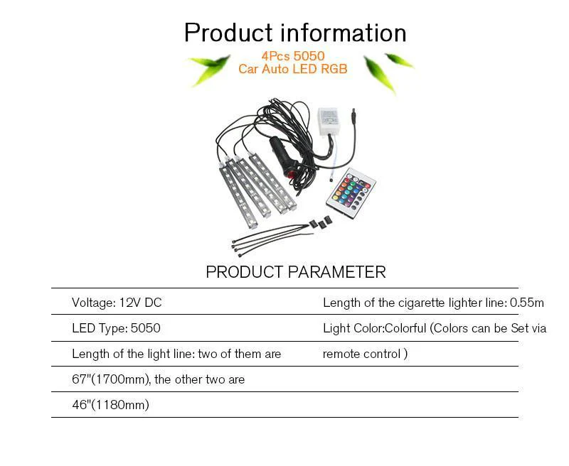 LED RGB Interior Floor Decorative Light - Image 3