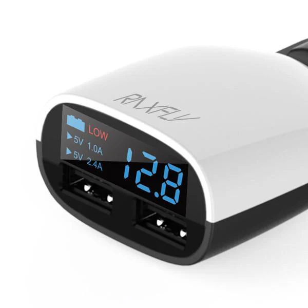 LED Screen Dual USB Car Charger - Image 5