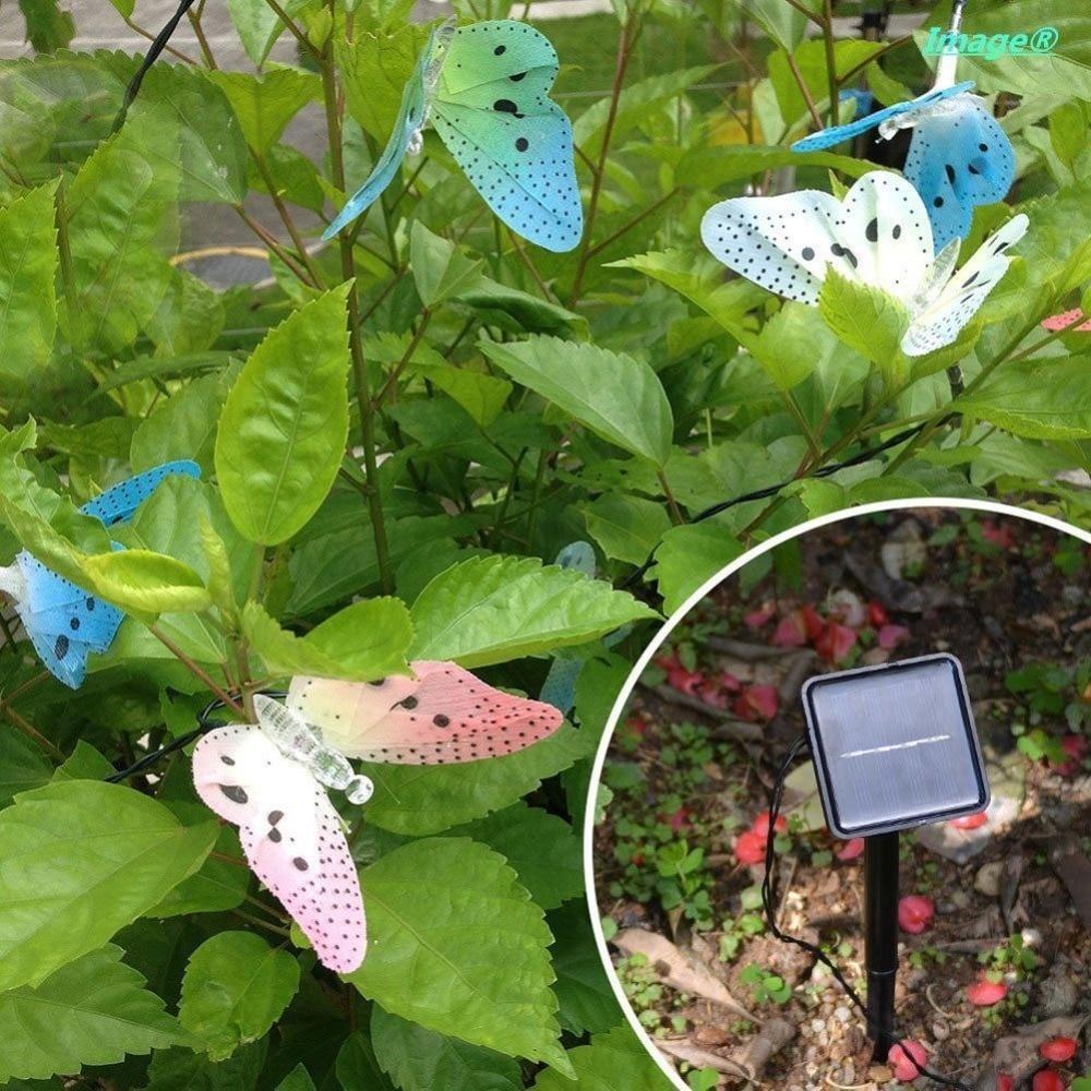 Solar Powered Butterfly Waterproof Led Fairy Lights - Image 5