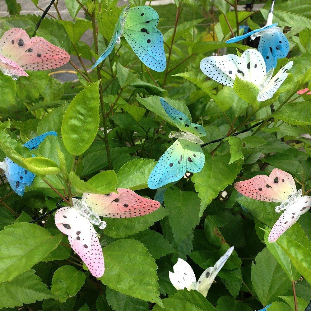 Solar Powered Butterfly Waterproof Led Fairy Lights - Image 6