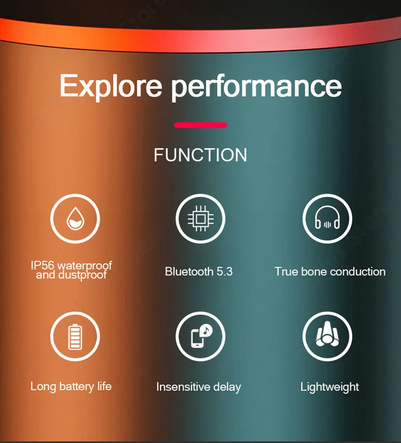 Lenovo X4 Wireless Bone Conduction HiFi-Sound Low Latency Headphones - Image 7