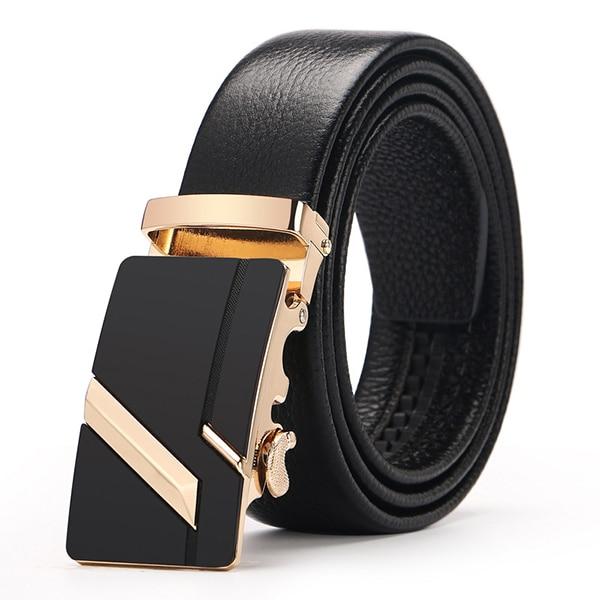 LFMB™ Metal Buckle Formal Leather Belt for Men - Image 2