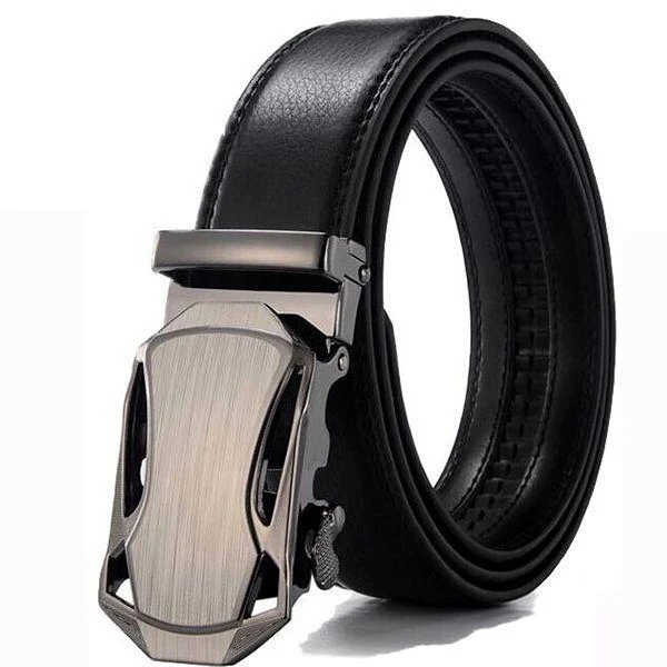 LFMB™ Metal Buckle Formal Leather Belt for Men - Image 3