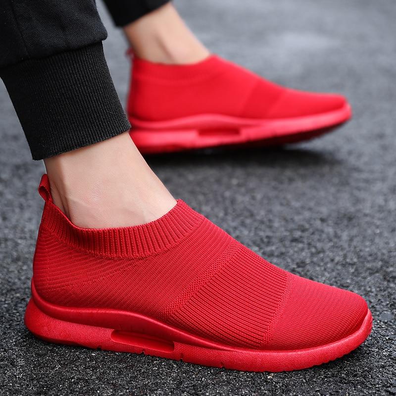 Slip-on Breathable Mesh Summer Shoes For Men - Image 13