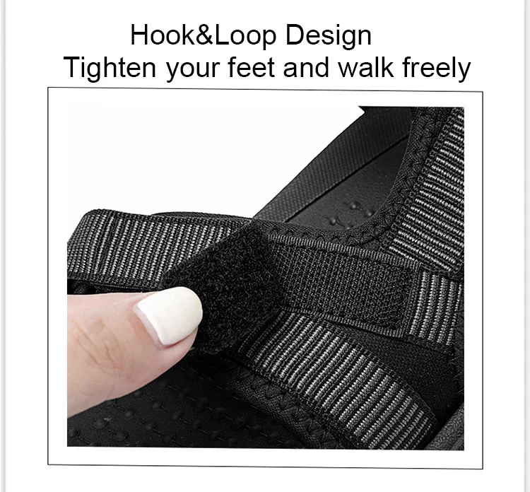 Extraordinary Comfort Lightweight & Flexible Non-Slip Waterproof Hoop & Loop Sandals - Image 11