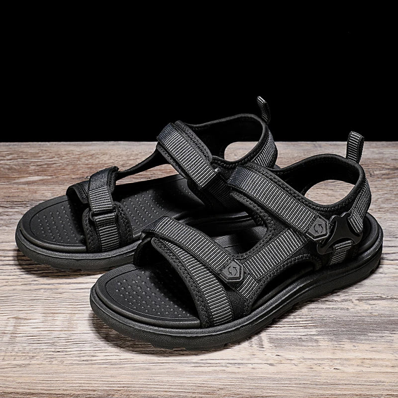 Extraordinary Comfort Lightweight & Flexible Non-Slip Waterproof Hoop & Loop Sandals - Image 18