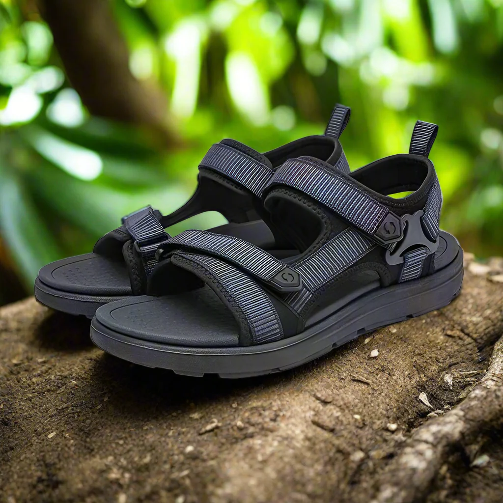 Extraordinary Comfort Lightweight & Flexible Non-Slip Waterproof Hoop & Loop Sandals - Image 29
