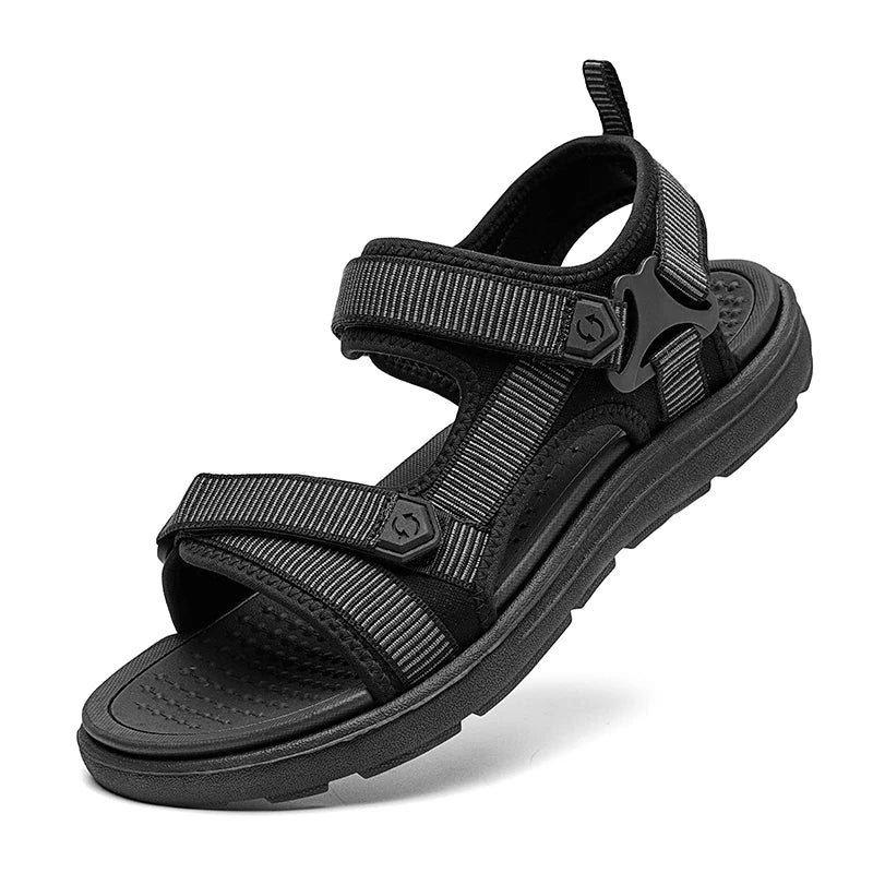 Extraordinary Comfort Lightweight & Flexible Non-Slip Waterproof Hoop & Loop Sandals - Image 9