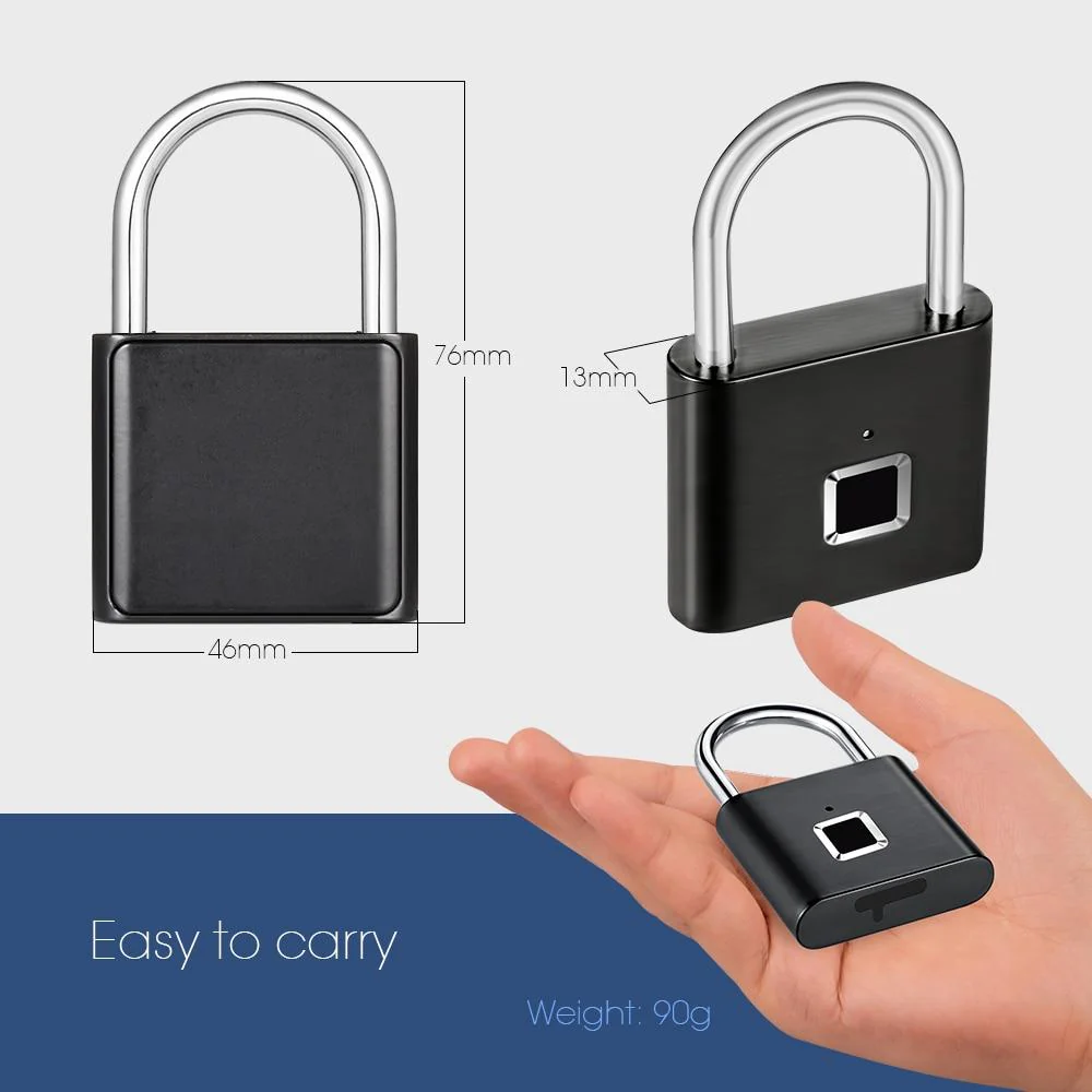 SmartLock™ Fingerprint Keyless USB Rechargeable Lock - Image 3