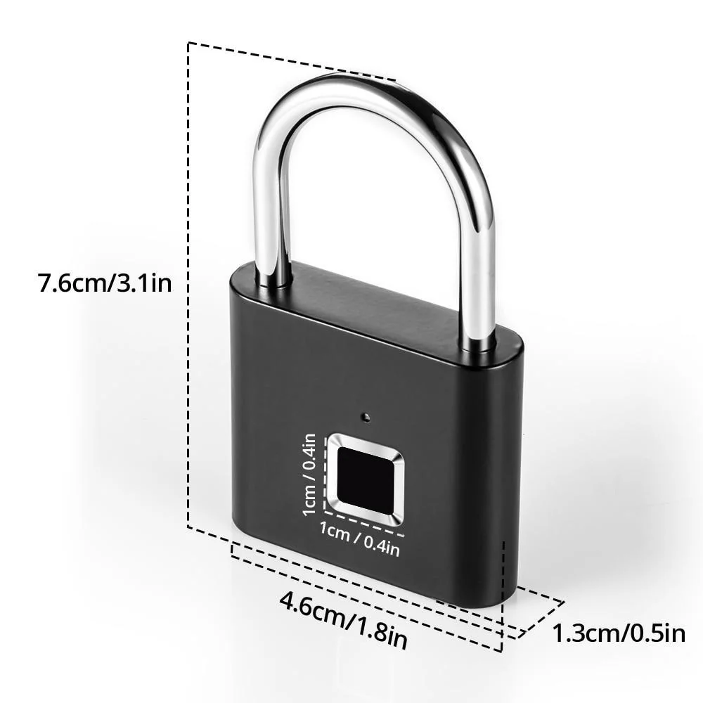 SmartLock™ Fingerprint Keyless USB Rechargeable Lock - Image 7