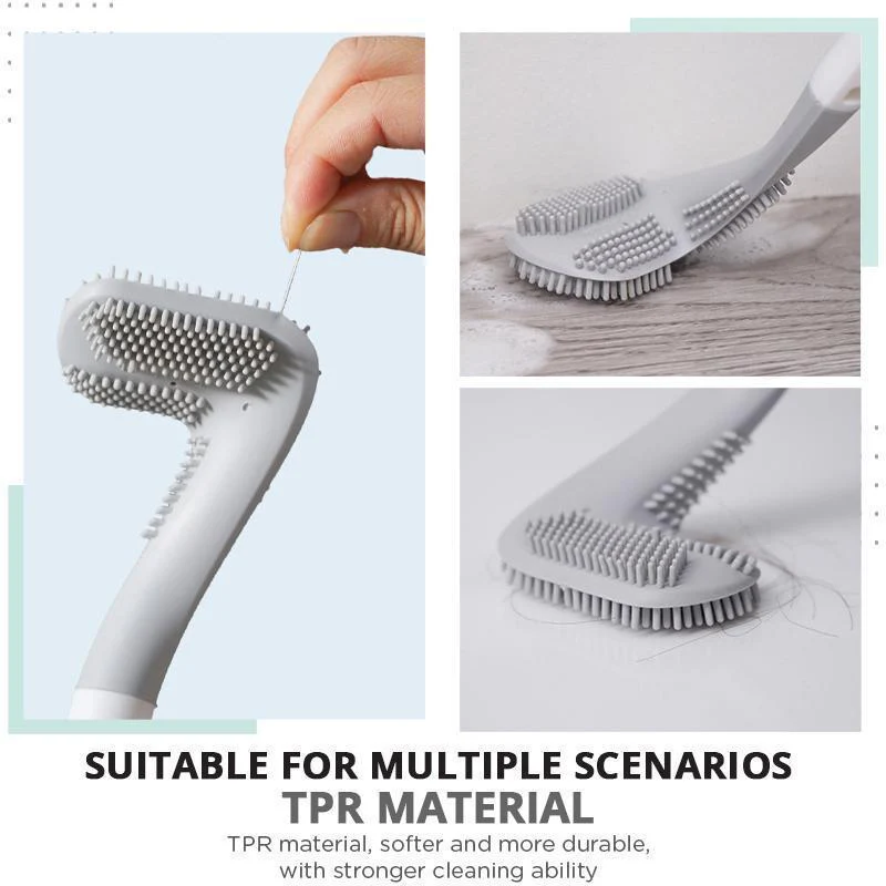 Long Handle Golf Shape Toilet Silicone Brush - Image 3