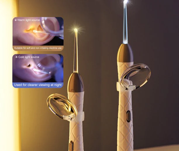 Extra-Safe Family Ear Cleaning Kit with LED Light, Magnifier, Tweezers & Multiple Spoon Heads - Image 16