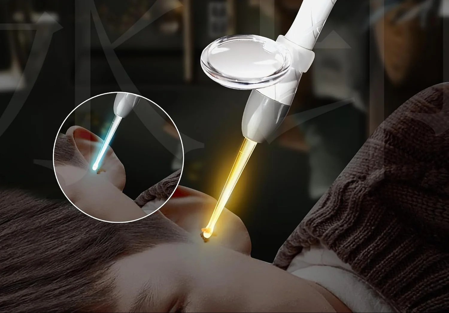 Extra-Safe Family Ear Cleaning Kit with LED Light, Magnifier, Tweezers & Multiple Spoon Heads - Image 19