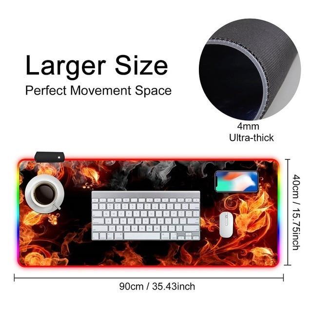 Super-Glow LED Anti-Slip Large Gaming Pad - Image 3