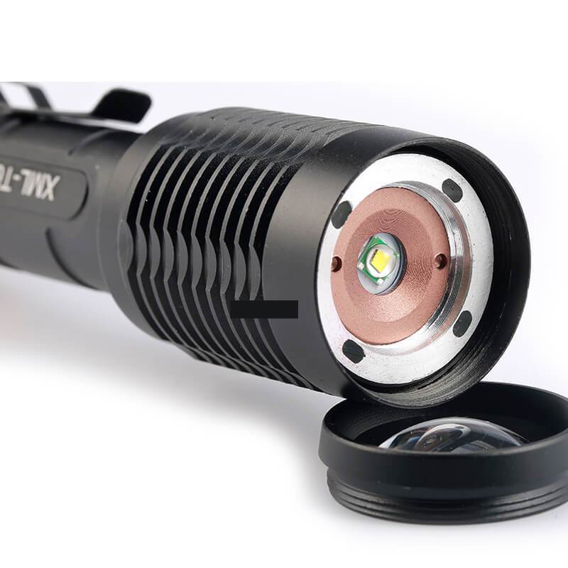 LUX™ CREE XM-L T6 LED 5 mode zoomable Flashlight - Image 3