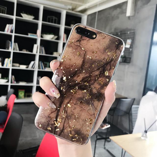 Luxury Marble and Gold Design Case for iPhone - Image 5