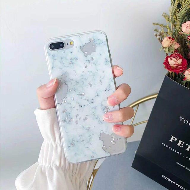 Luxury Marble and Gold Design Case for iPhone - Image 7