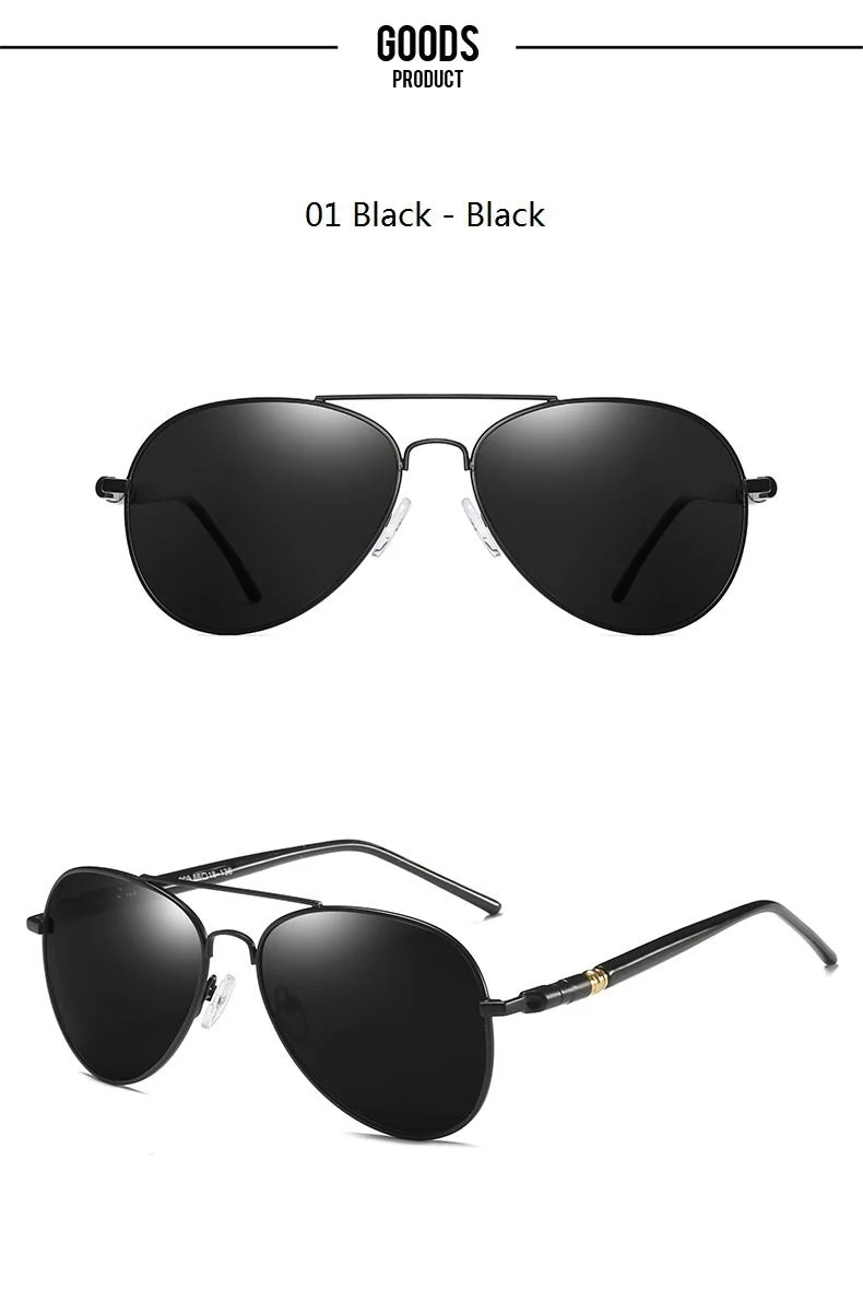 Vintage Polarized Pilot Sunglasses - Image 10