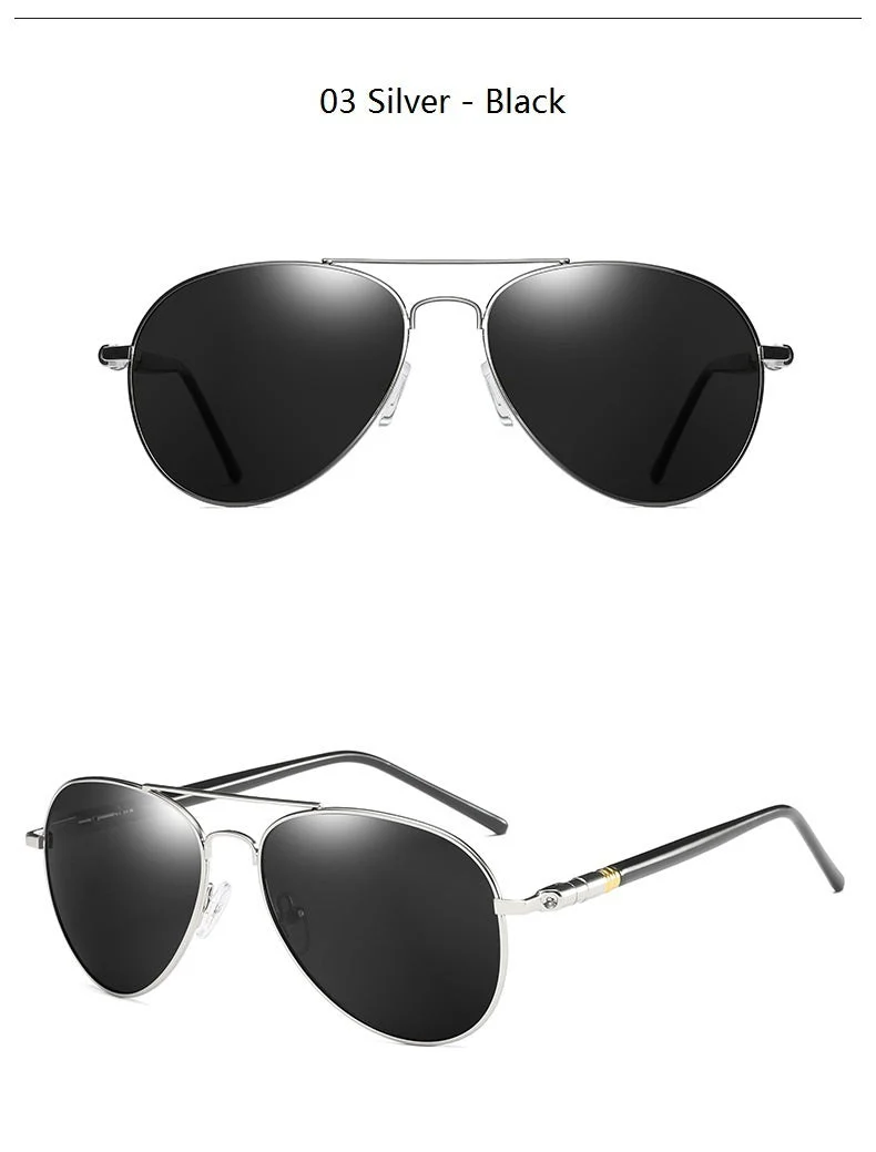 Vintage Polarized Pilot Sunglasses - Image 11